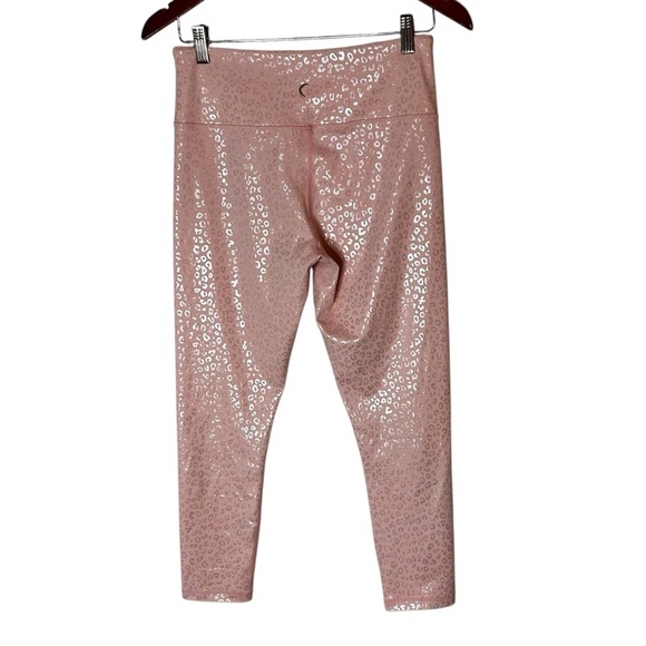 Zyia Pink Leopard Unicorn Leggings Light N Tight Leggings- Size 8-10 - Picture 5 of 12
